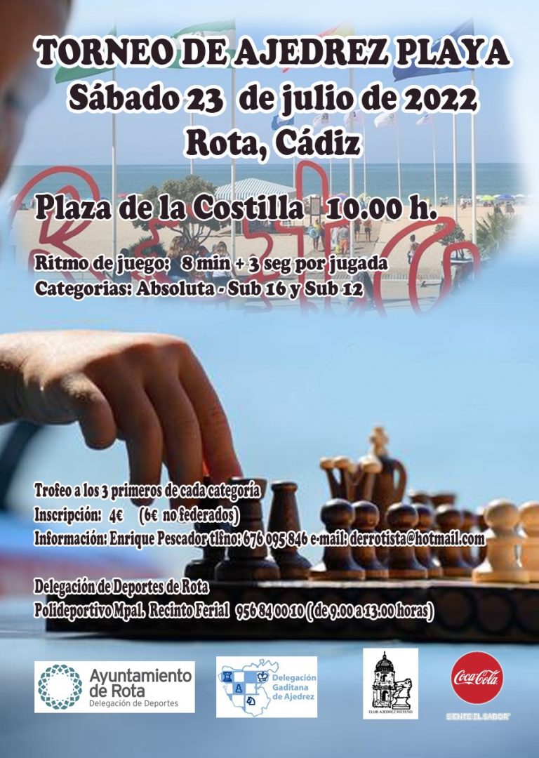 Torneo de Ajedrez en la Playa Rota 2022