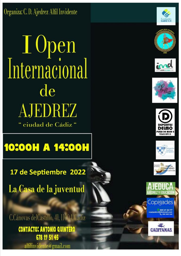 I OPEN «CIUDAD DE CADIZ»