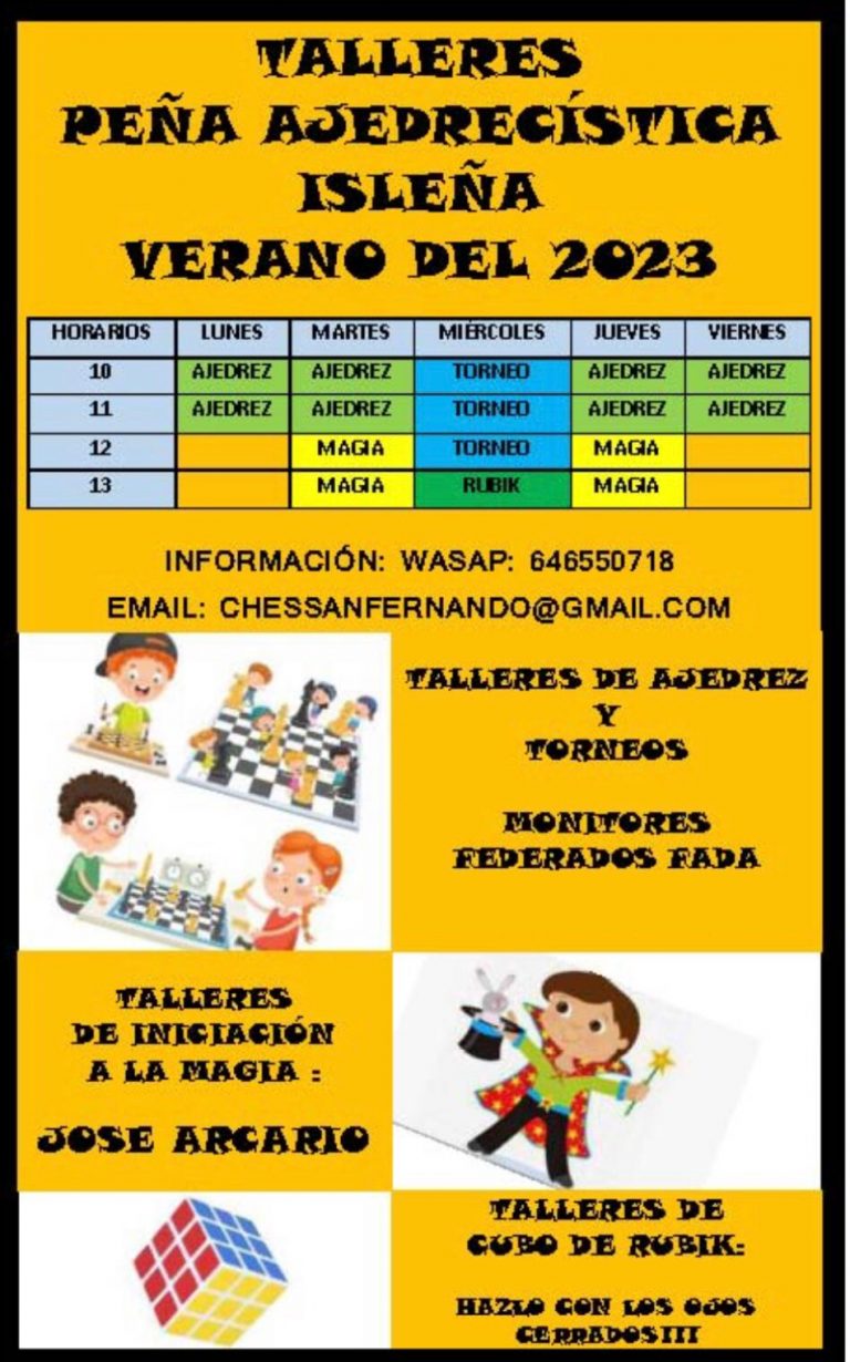 TALLERES P.A.I. «VERANO 2023»